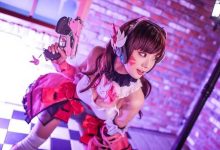 守望先锋DVa爆乳美胸cosplay图片-美图岛