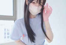 白银81 –  自摄Vol.95 蓝色护士[162P+19V-3.14G]-美图岛
